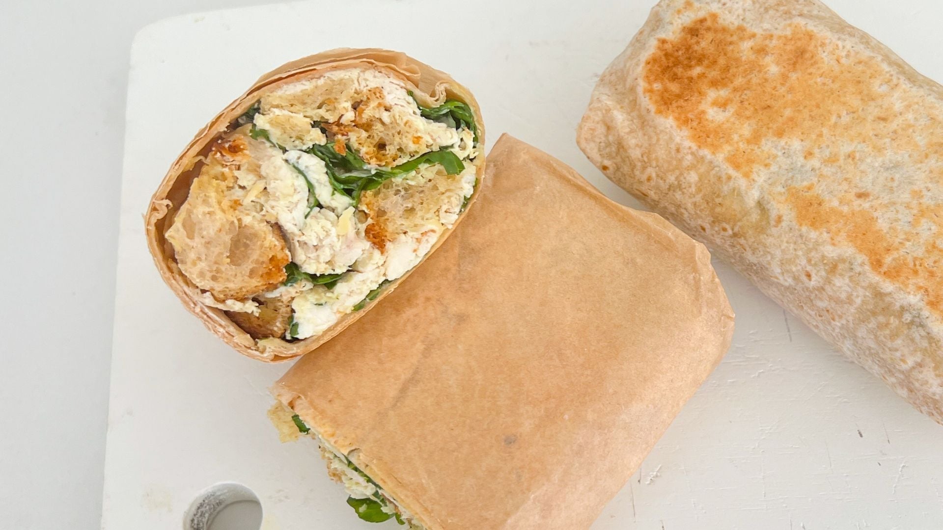 Chicken Cesar Salad Wrap
