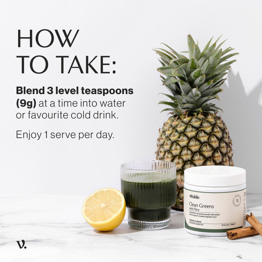 Clean Greens Powder + Fibre