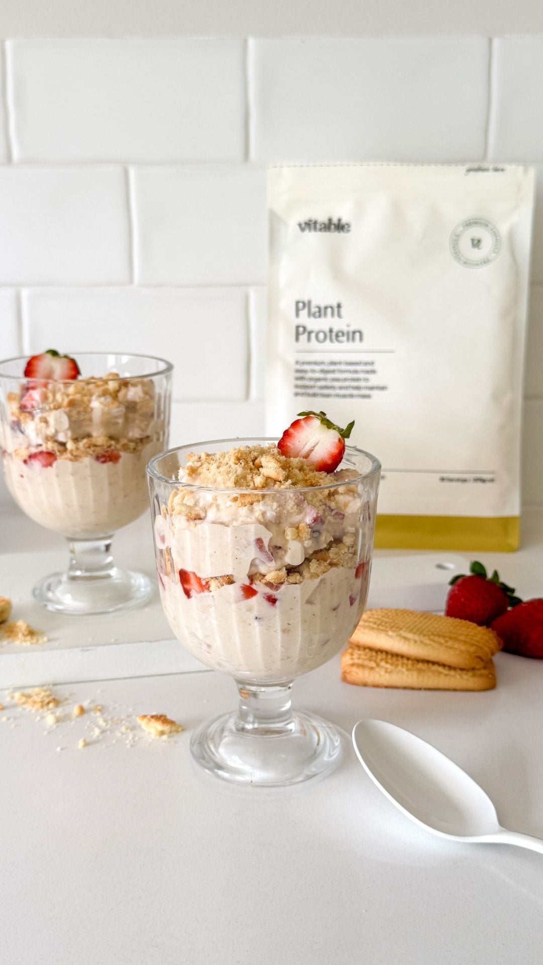 Strawberry Shortcake Overnight Oats