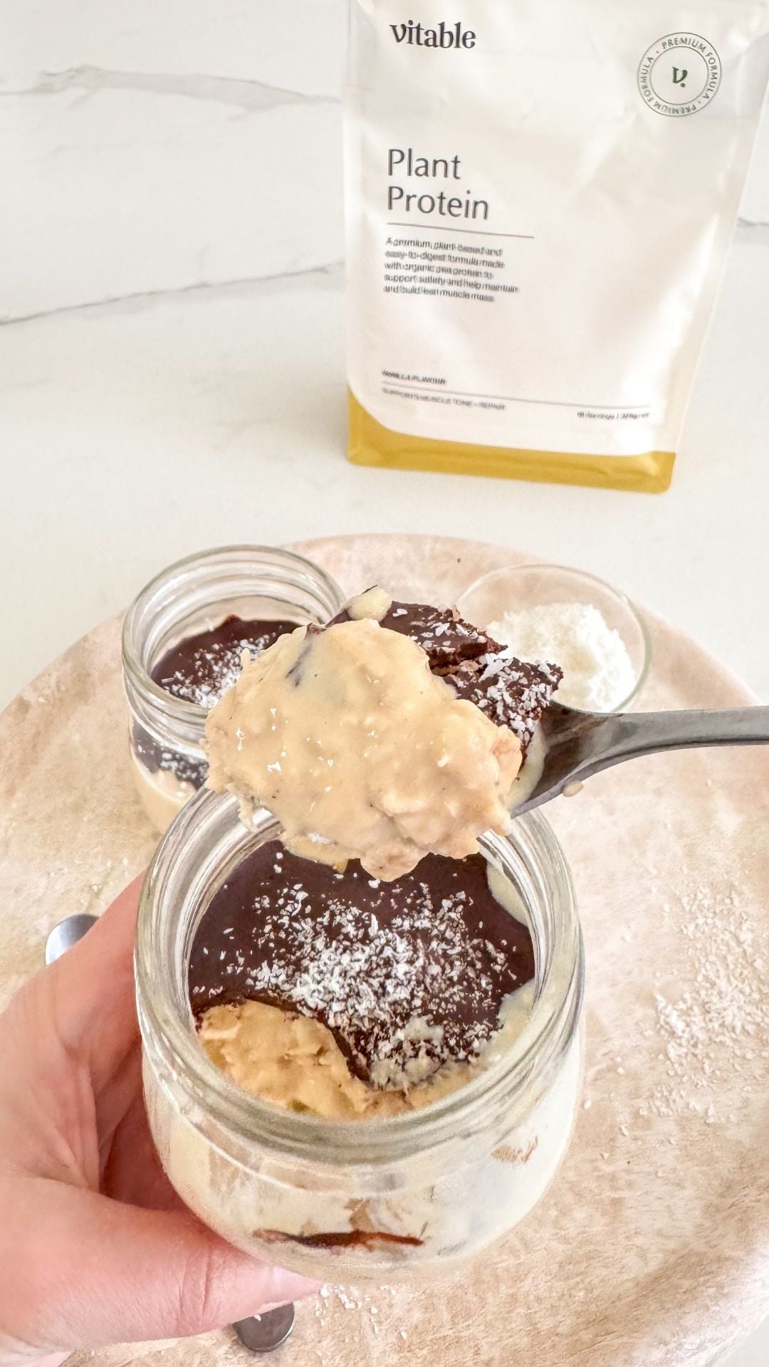Lamington Overnight Oats