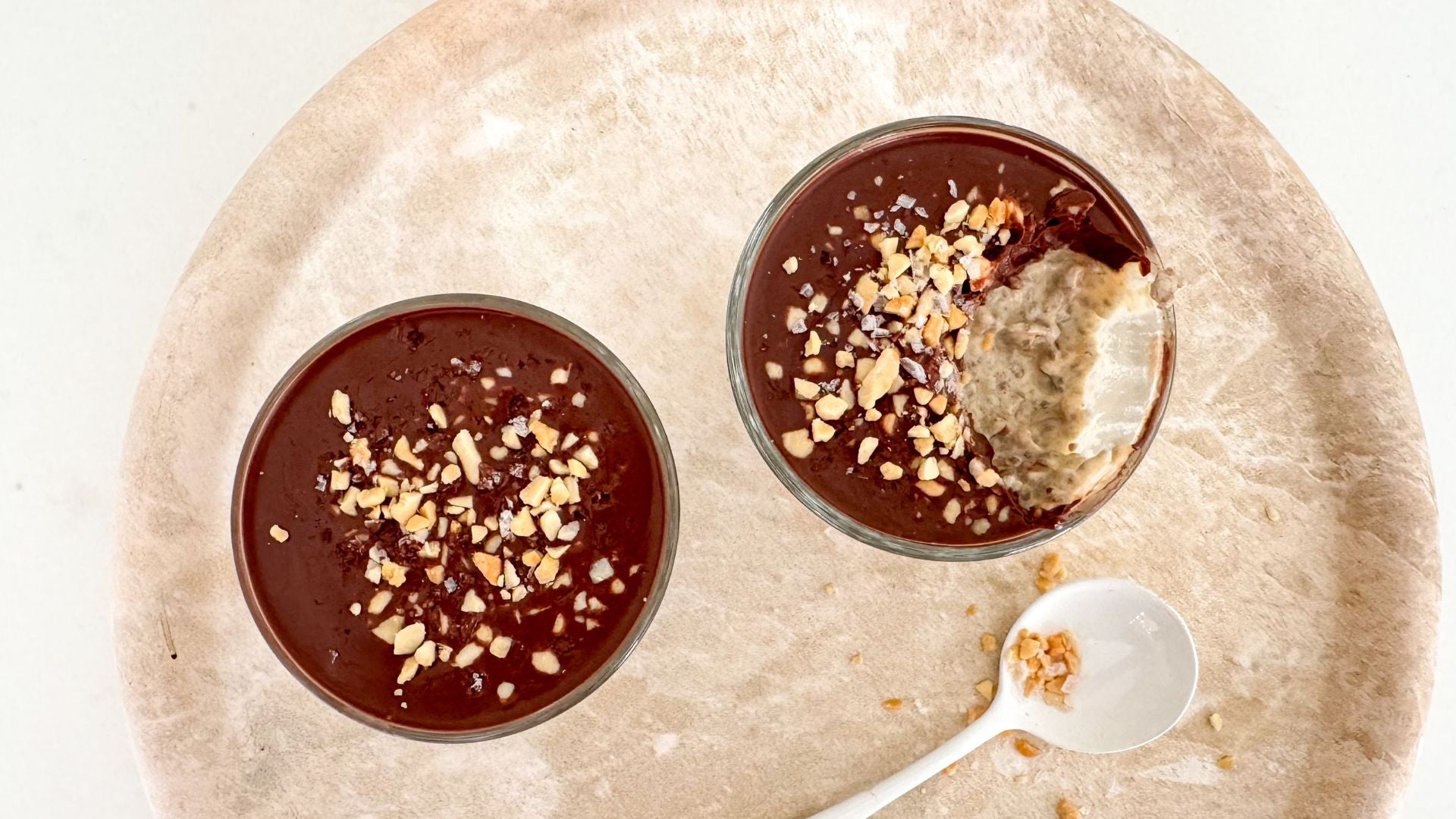 Chocolate Peanut Butter Chia Cups