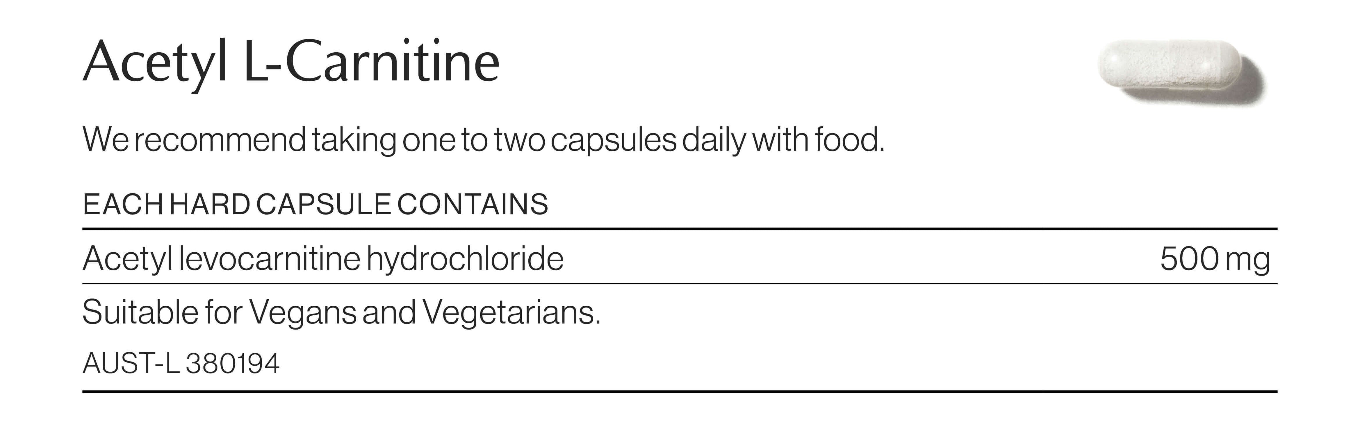 Acetyl L-Carnitine Vitable Acetyl L-Carnitine Vitable