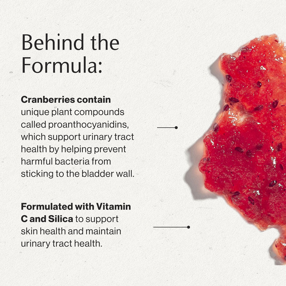 Cranberry behind the formula