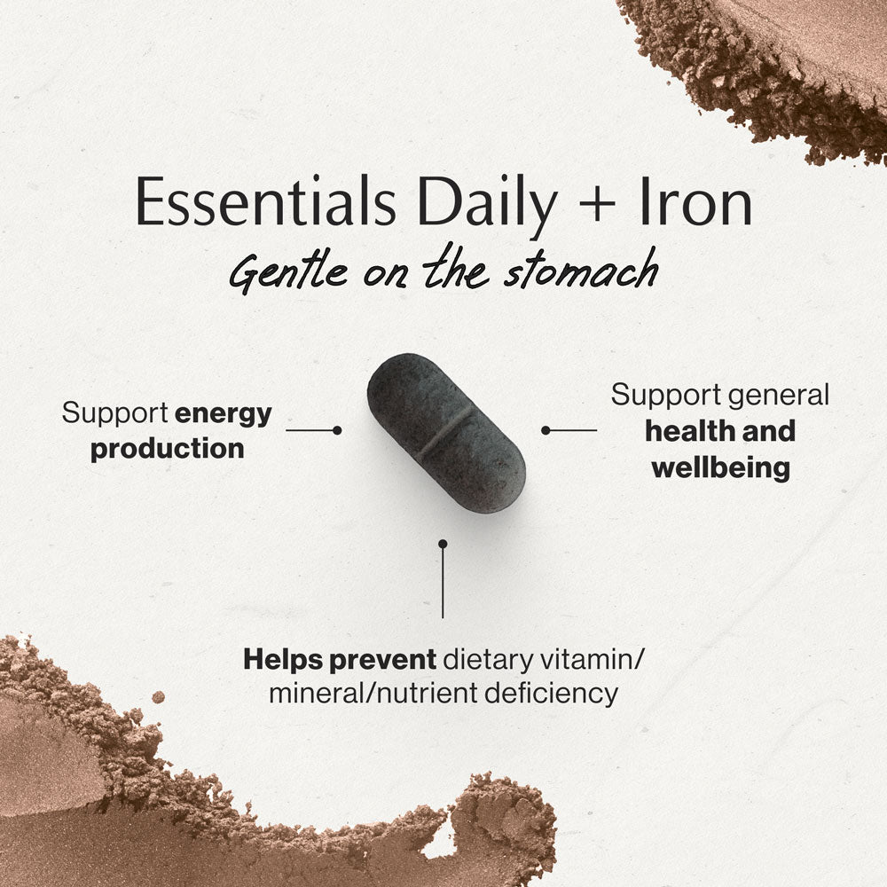 Essentials Daily + Iron key benefits