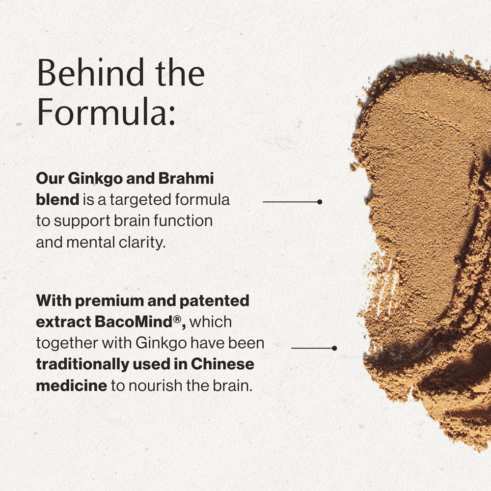 Ginkgo and Brahmi behind the formula