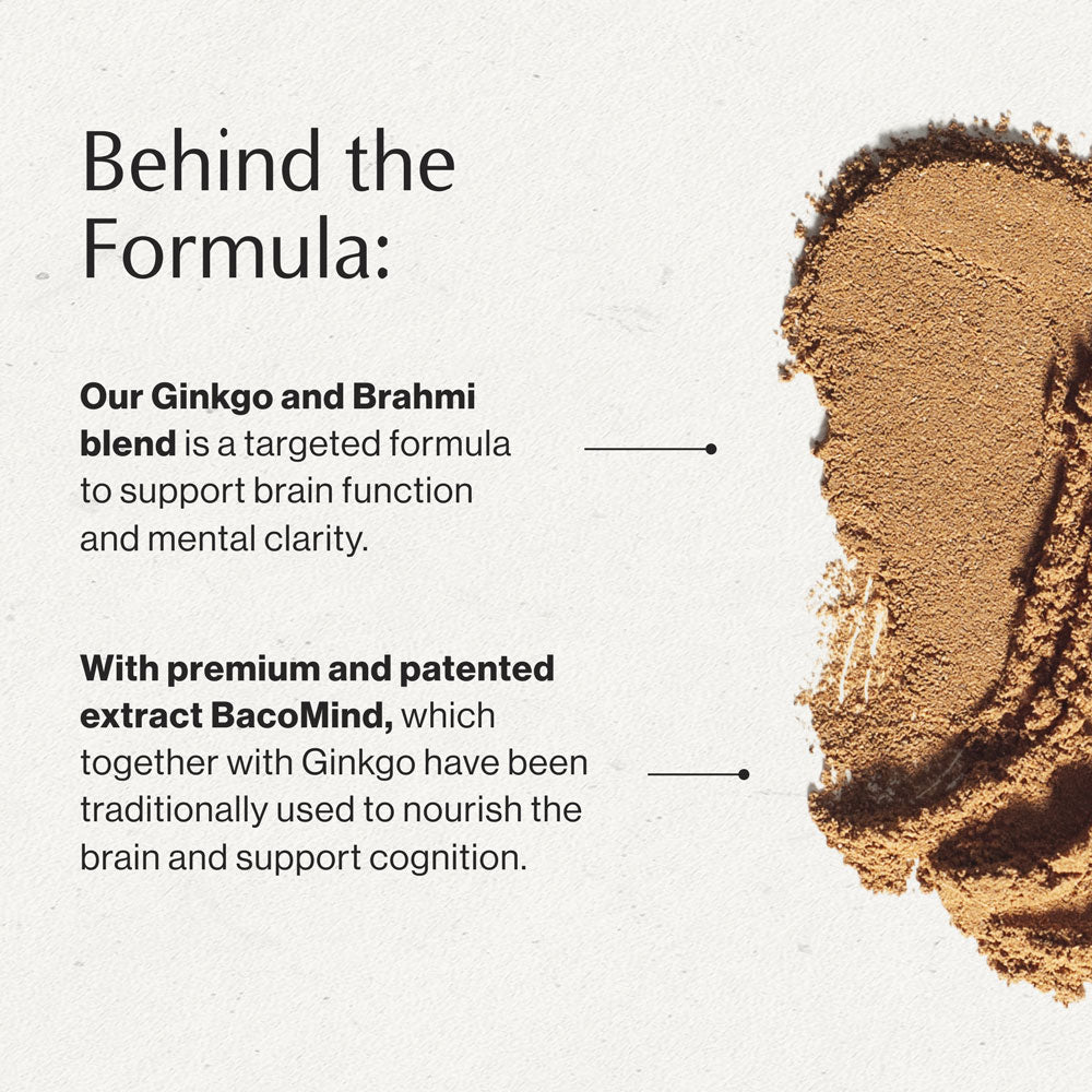 Ginkgo and Brahmi behind the formula